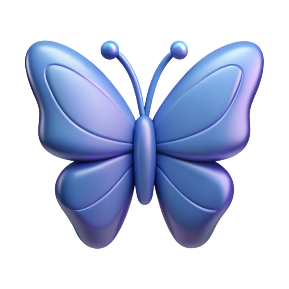 vibrant memorable Symmetrical butterfly silhouette. Crisp edges, single-weight stroke, flat color with Scalable Design. png