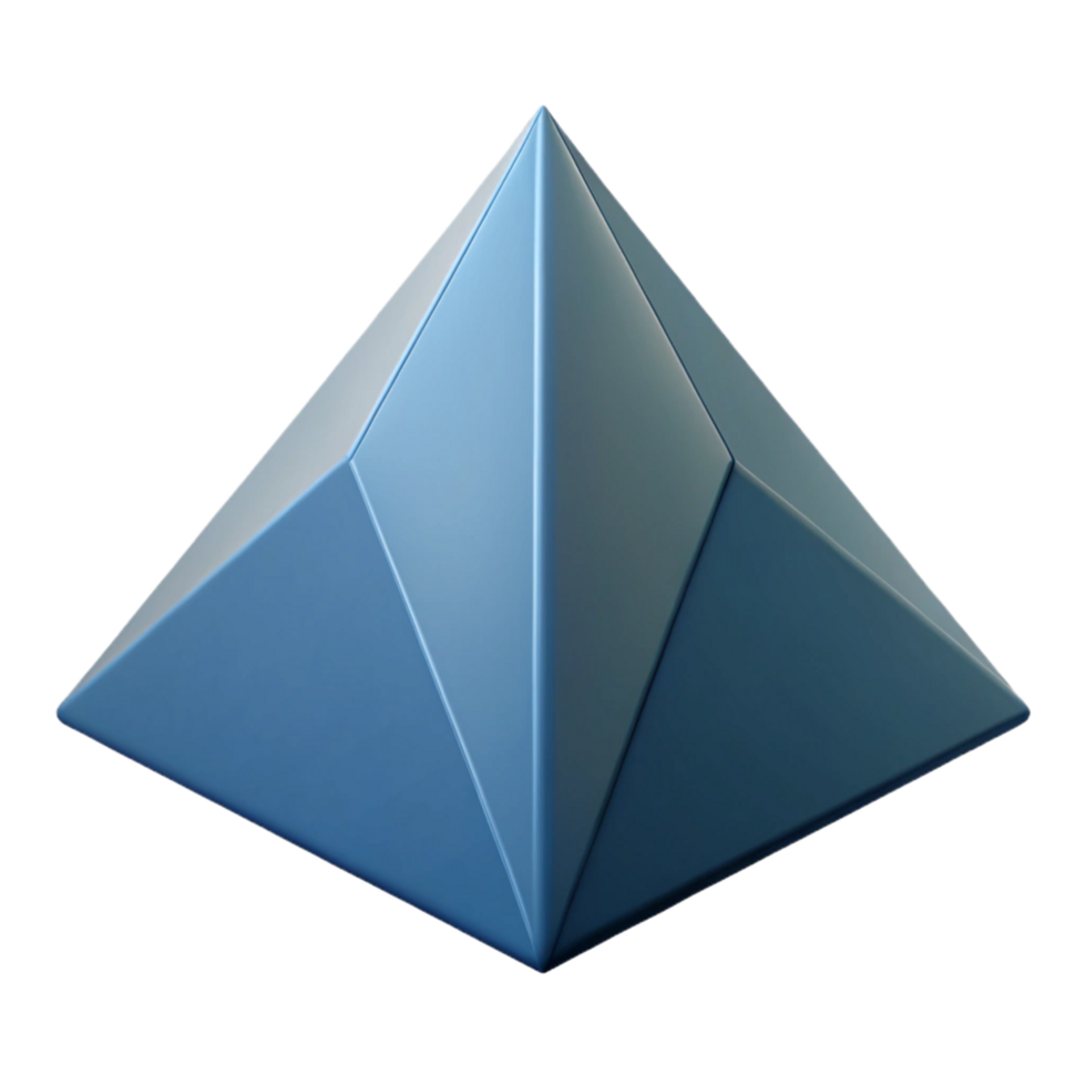 stunning rare Geometric silhouette of a pyramid. Clean lines, minimal, flat color with Scalable Design. png