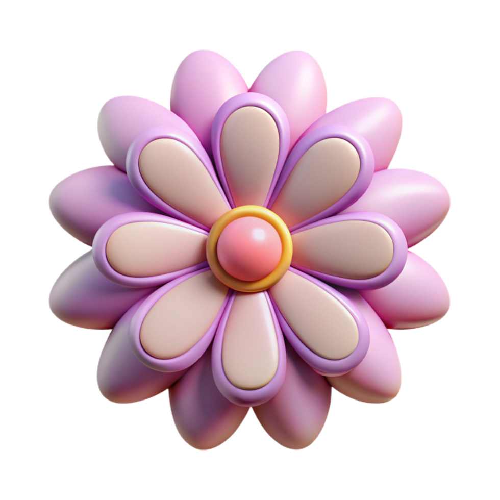 vibrant ethereal minimalist Simple line art flower pattern. Flat color, symmetrical with Scalable Design. expertly shot png