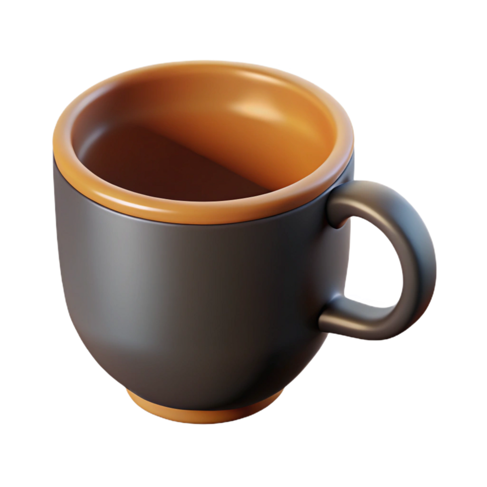 exemplary organic Minimal silhouette of a coffee cup. Crisp edges, single-weight stroke, flat color with Scalable Design. elite png