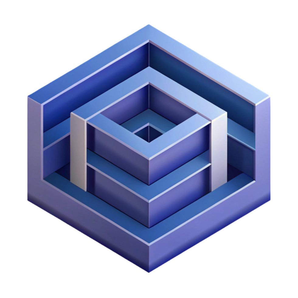 alluring peaceful elegant Geometric isometric pattern with solid colors. Clean lines, with Scalable Design. original png