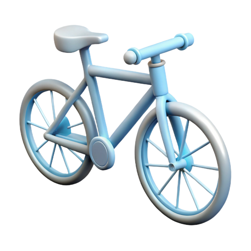 splendid unparalleled Silhouette of a bicycle. Clean lines, minimal, flat color with Scalable Design. png