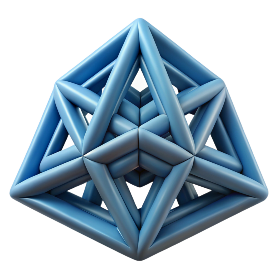 mysterious alluring Geometric pattern of interlocking triangles. Minimal, with Scalable Design. fine detail png