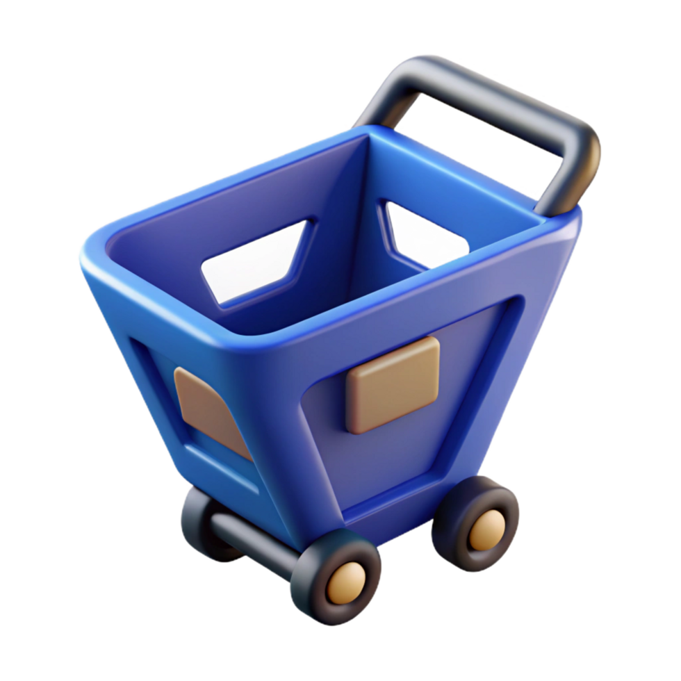 joyful dramatic Geometric shopping cart icon. Clean lines, scalable, crisp edges with Scalable Design. sharp png