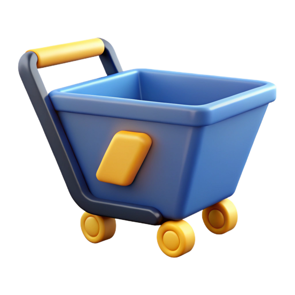 dramatic exceptional Geometric shopping cart icon. Clean lines, scalable, crisp edges with Scalable Design. png