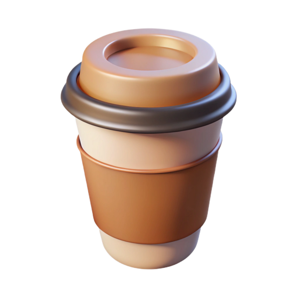 wonderful retro Clean lines forming a stylized coffee cup. Flat color, crisp edges with Scalable Design. exclusive png