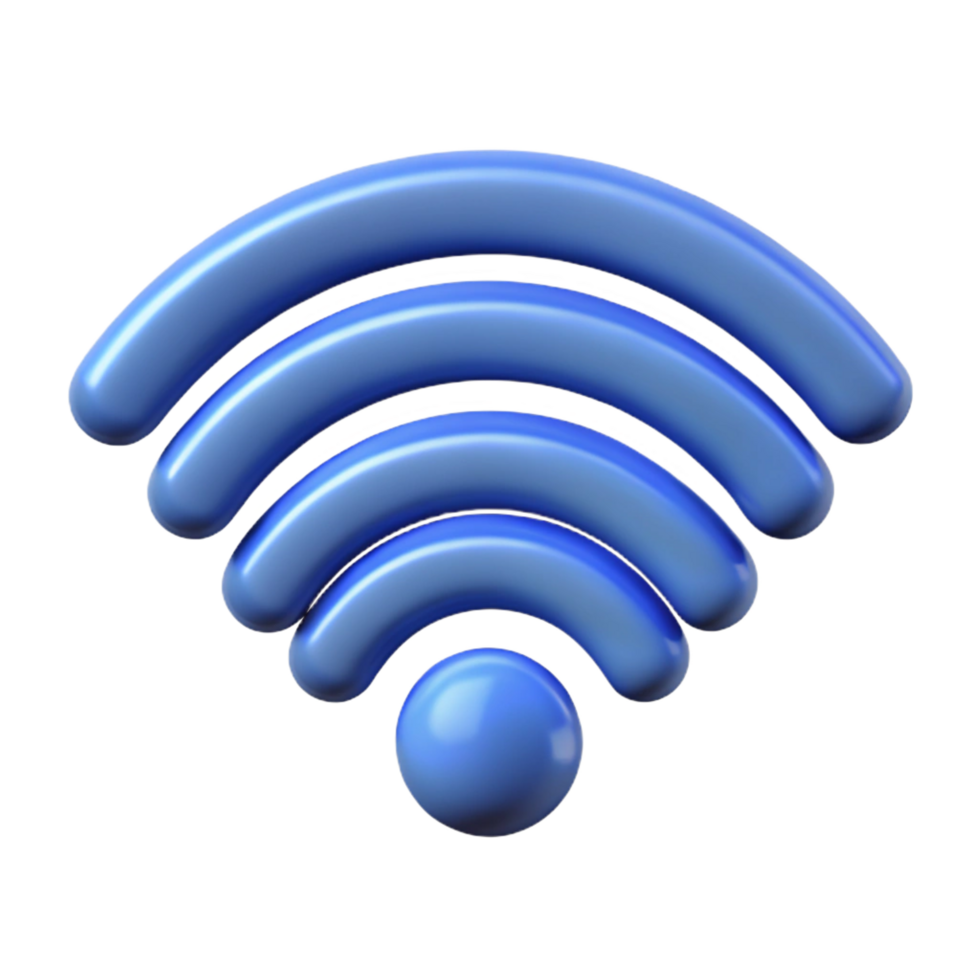 peaceful breathtaking Symmetrical wifi icon. Single-weight stroke, flat color with Scalable Design. crisp png