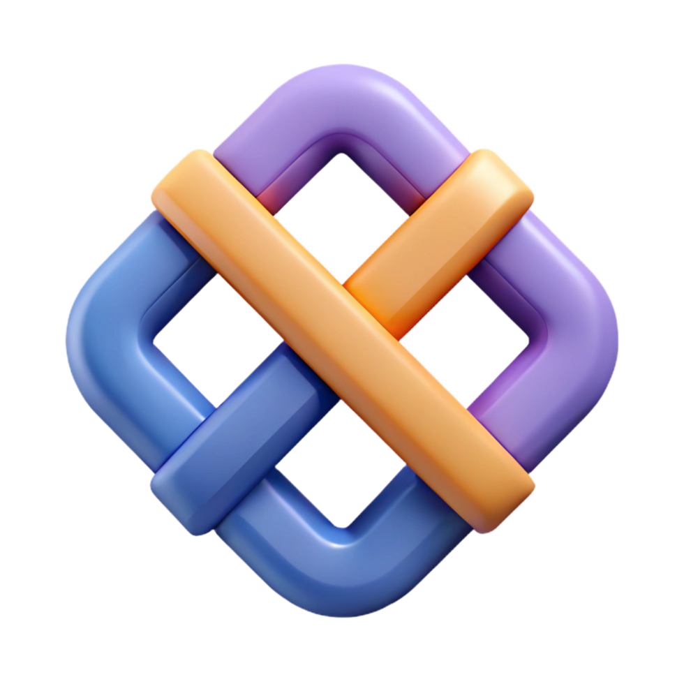 stunning tropical Intertwined diamond shapes, scalable design, flat color palette with Scalable Design. impeccable png