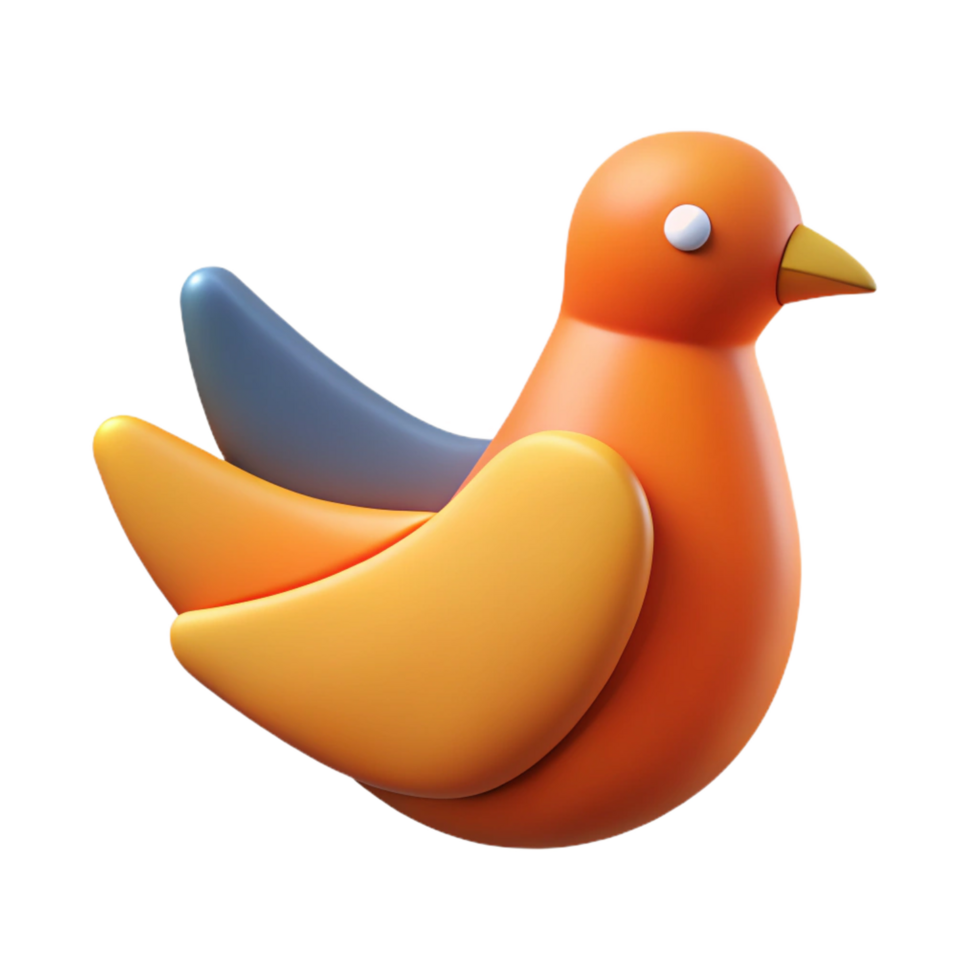 dramatic dramatic bohemian Symmetrical abstract bird shape, flat color, single-weight stroke with Scalable Design. high resolution png