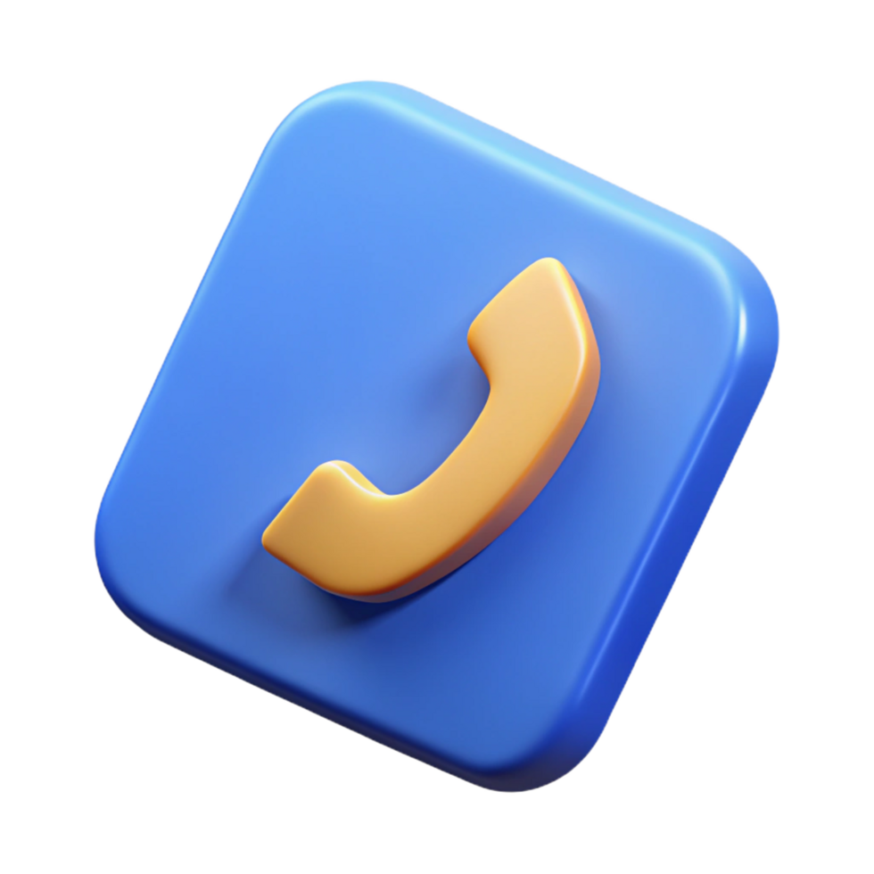 dazzling melancholic retro A flat color phone icon. Crisp edges, minimal design, clean lines with Scalable Design. fine detail png
