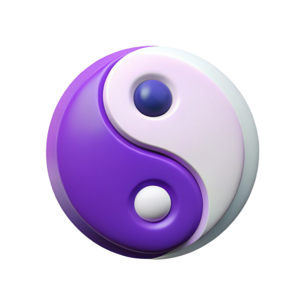 mesmerizing playful nordic A stylized, flat color yin and yang symbol with sharp edges with Scalable Design. 8K png