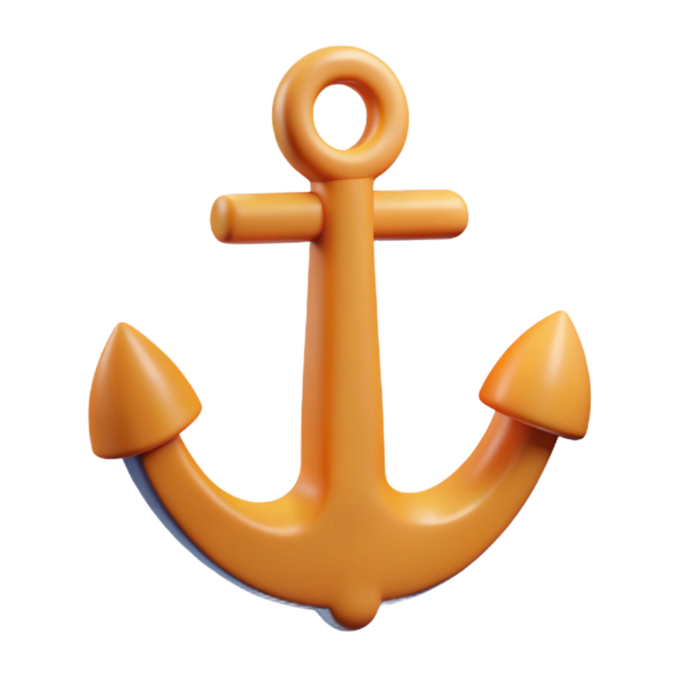 unparalleled abstract Minimal anchor symbol with crisp edges and a single-weight stroke. with Scalable Design. 4K png