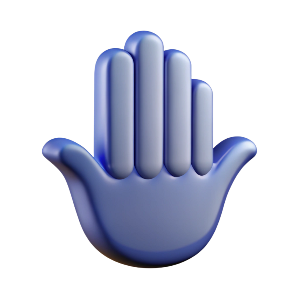 vibrant baroque Minimal Hamsa hand symbol with sharp edges and a single-weight stroke. with Scalable Design. premium png