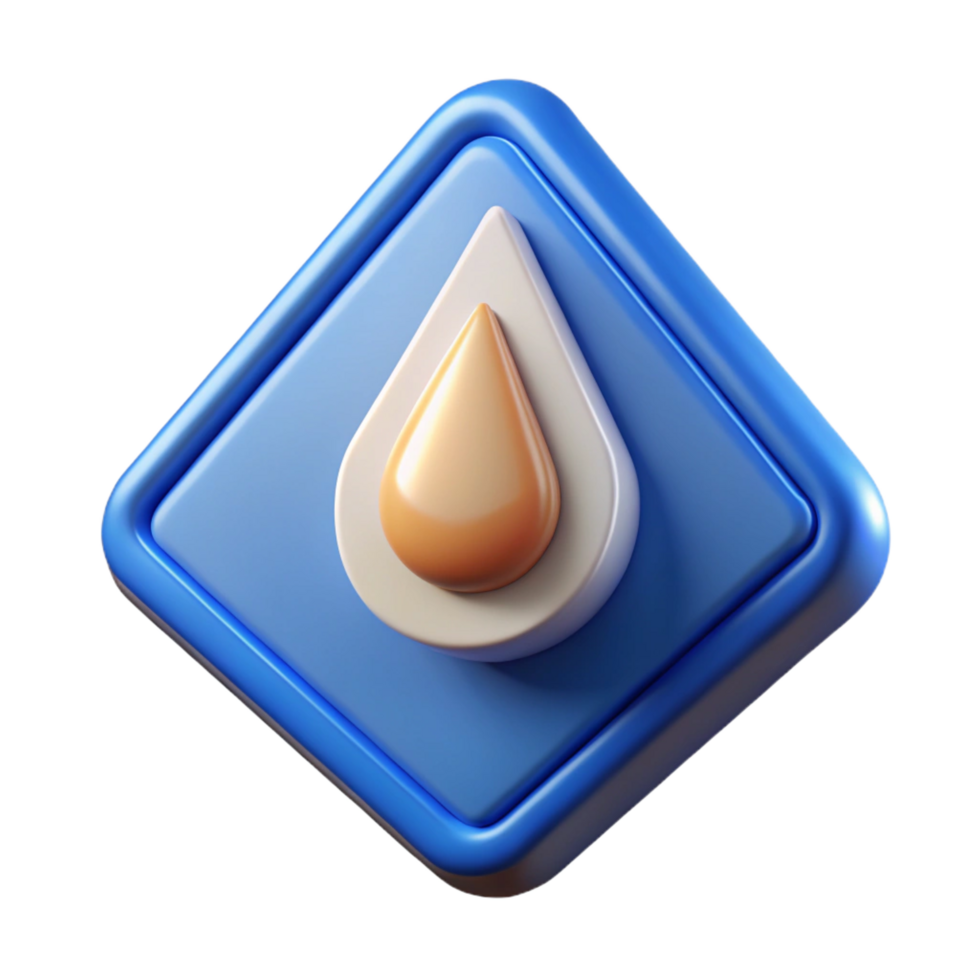 captivating quintessential Triangular badge with a drop shape inside. Geometric, clean lines, with Scalable Design. png