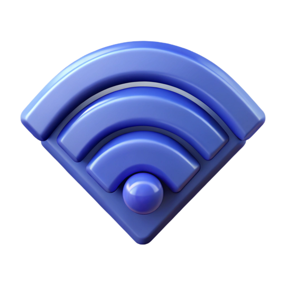 quintessential creative Geometric wifi symbol with sharp edges and a single-weight stroke with Scalable Design. genuine png