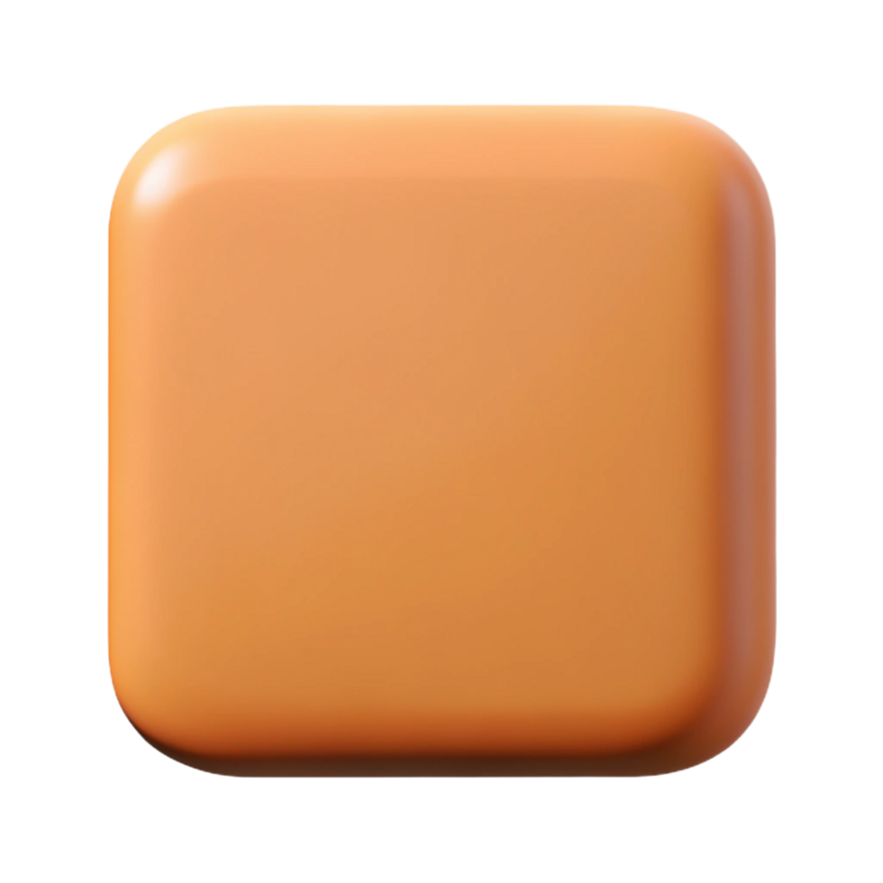 distinguished classic A geometric square with rounded corners. Minimal design, clean lines, flat color with Scalable Design. professional png