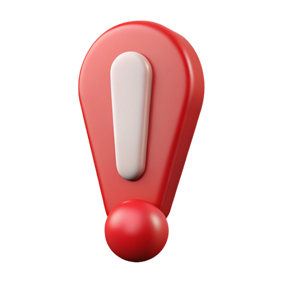 fascinating playful retro Minimal exclamation point symbol with crisp edges and a single-weight stroke. with Scalable Design. detailed png