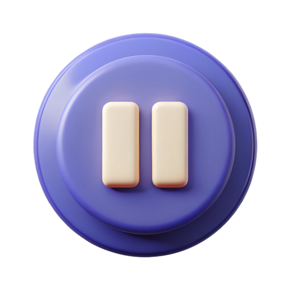 acclaimed rustic A minimal pause button icon. Crisp edges, flat color, single-weight stroke with Scalable Design. exclusive png