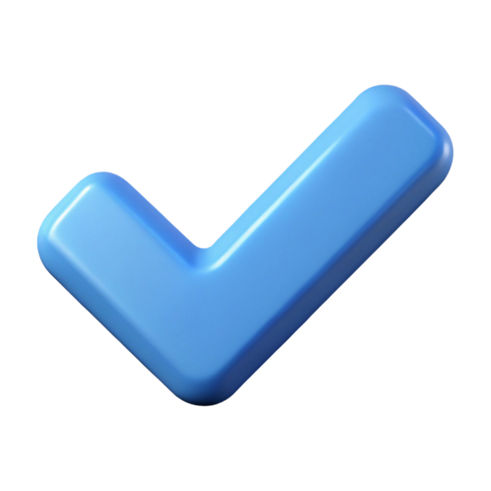coveted artistic A symmetrical checkmark icon. Minimal design, flat color, crisp edges with Scalable Design. ultra HD png