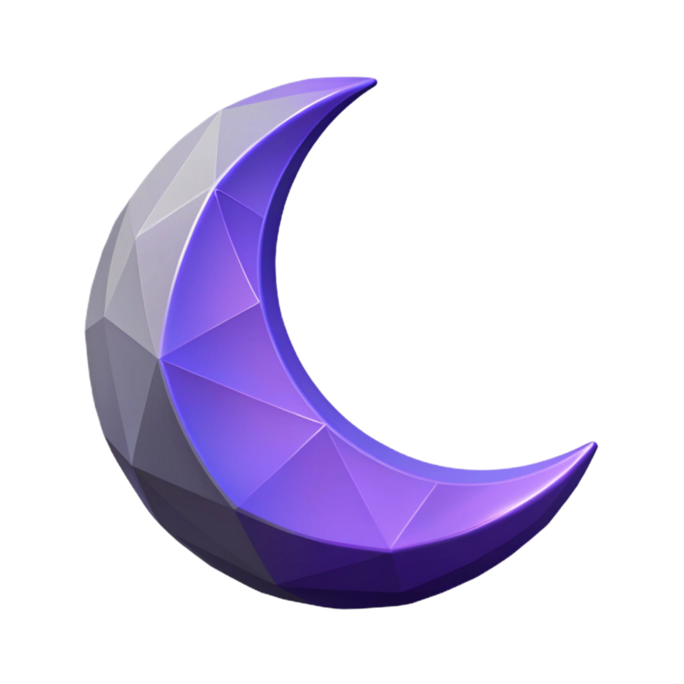 extraordinary tranquil organic A geometric crescent moon icon. Clean lines, flat color, with Scalable Design. genuine png