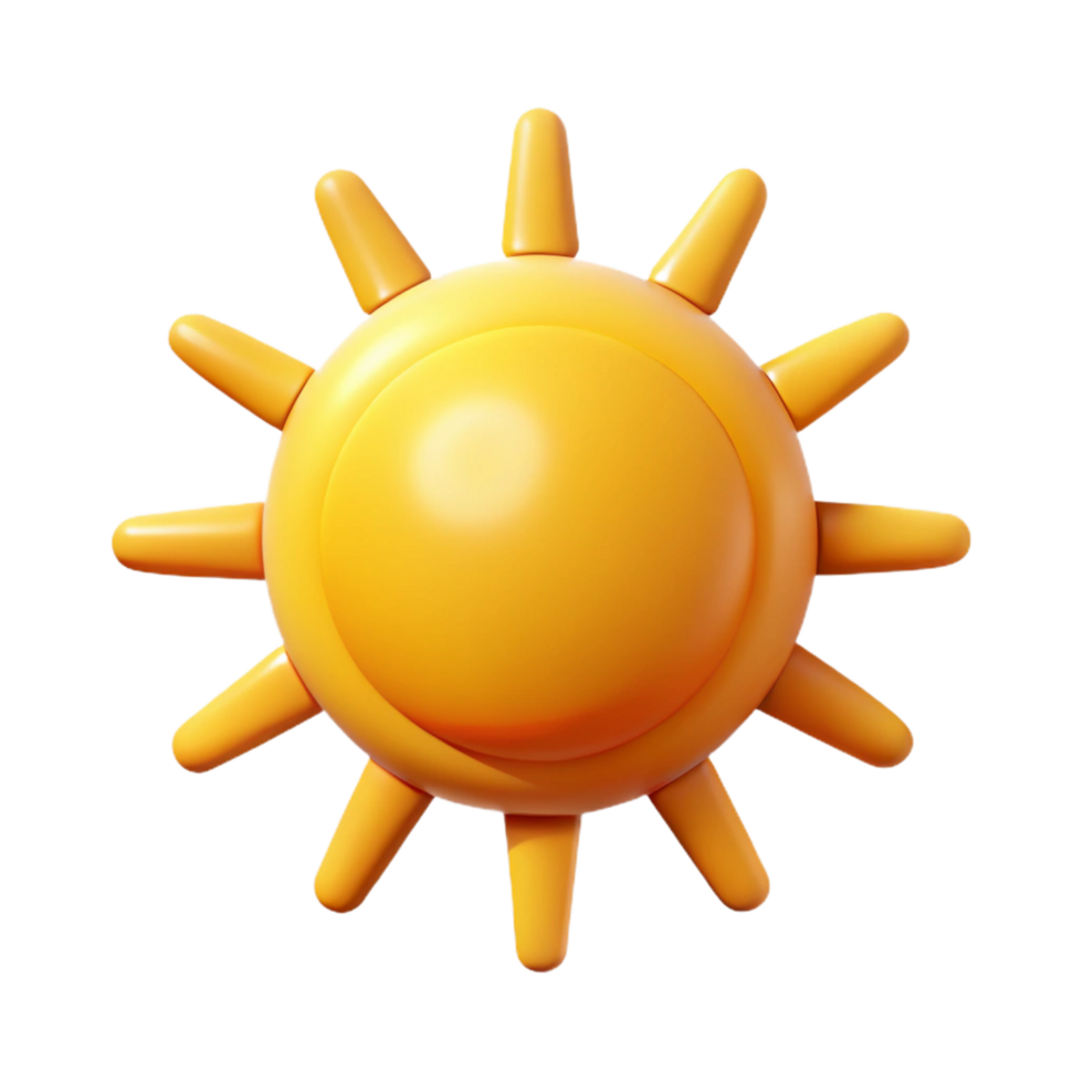 gorgeous standout A simple sun icon. Crisp edges, flat color, minimal design with Scalable Design. png
