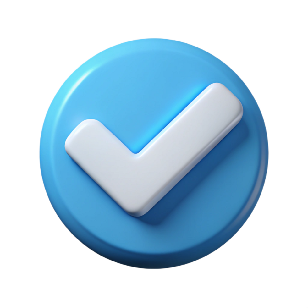 extraordinary coveted Checkmark pictogram. Clean lines, minimal design, flat color with Scalable Design. png