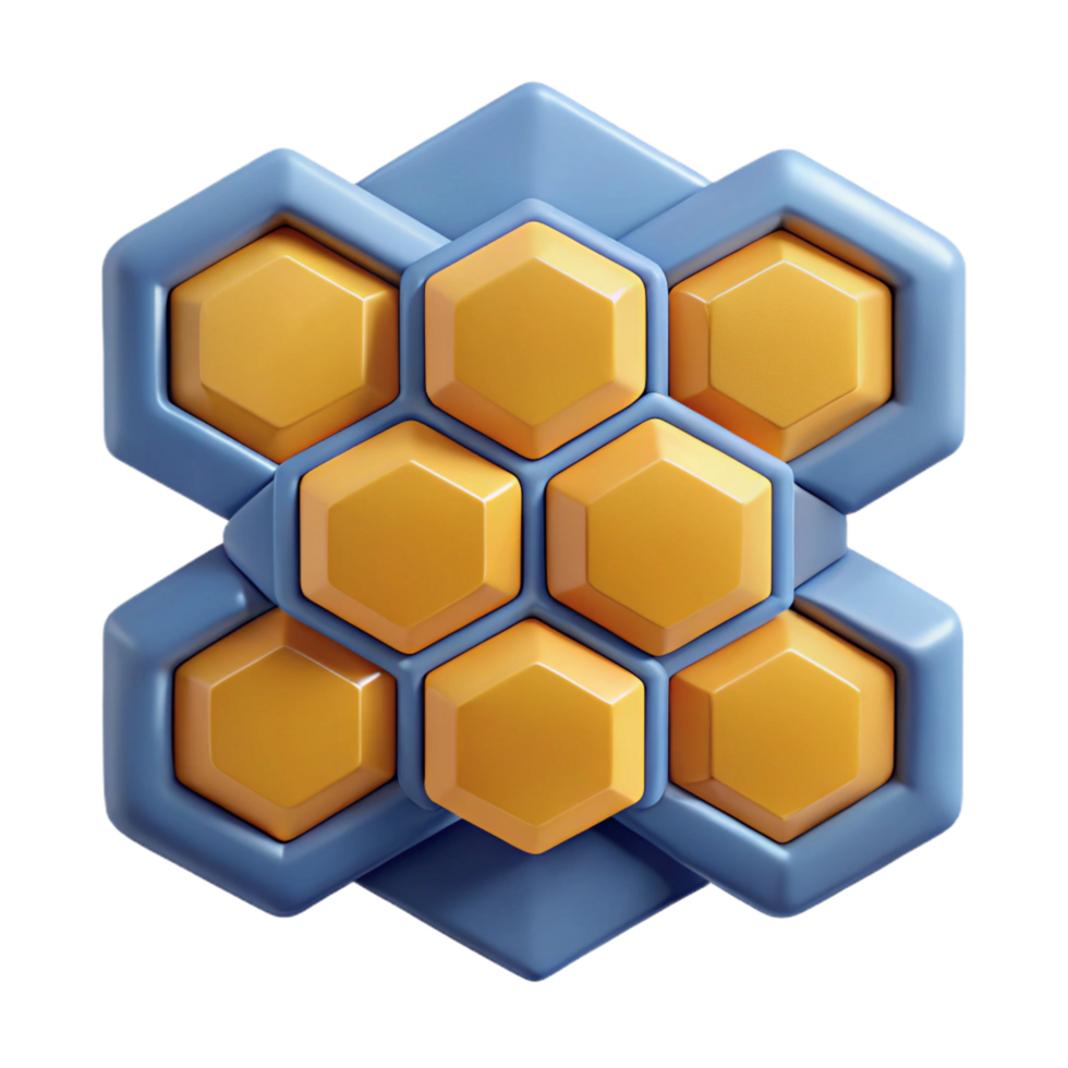 wonderful mysterious modern Geometric pattern of hexagons. Single-weight stroke, flat color. with Scalable Design. luxury png