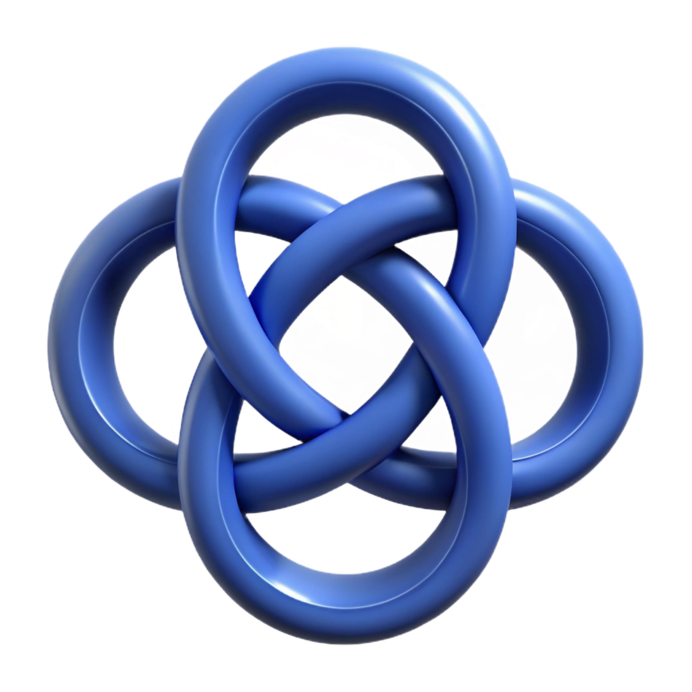 ethereal stunning Five interlocking circles. Symmetrical, clean lines, with Scalable Design. gallery standard png