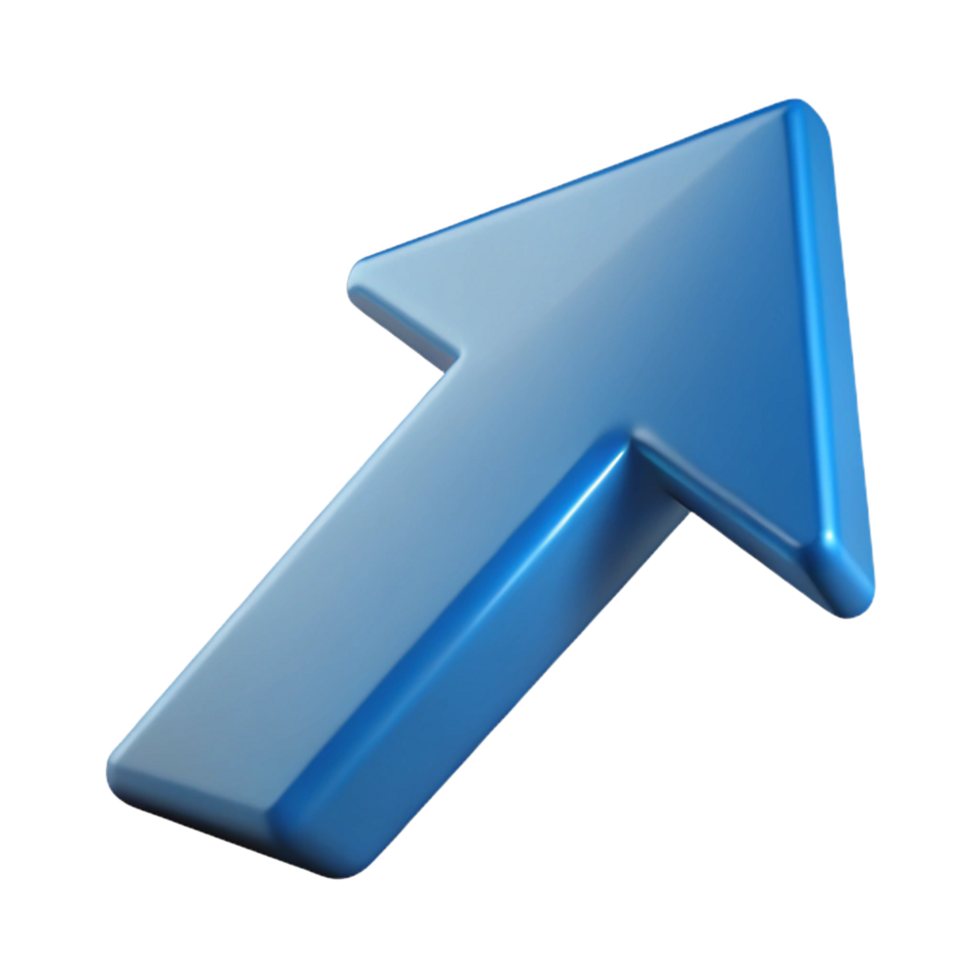sumptuous victorian Abstract arrow pointing upwards. Growth and progress. Crisp edges, single-weight stroke with Scalable Design. flawless png