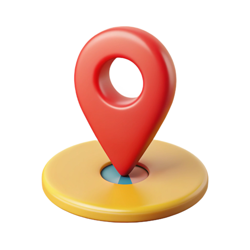 breathtaking surreal Pin icon with a circular head. Minimal, flat color, single-weight stroke with Scalable Design. handcrafted png