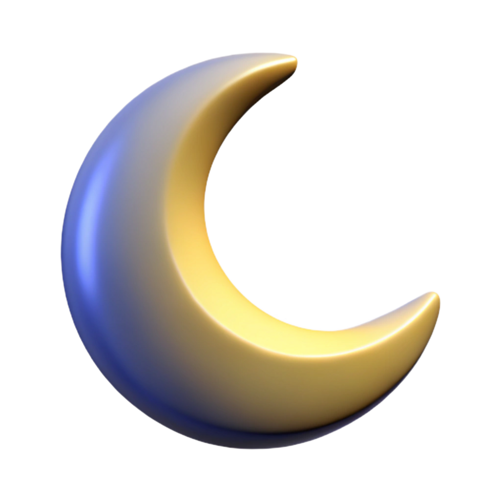 exquisite harmonious avant-garde Crescent moon. Night, mystery. Single-weight stroke, with Scalable Design. ultra HD png