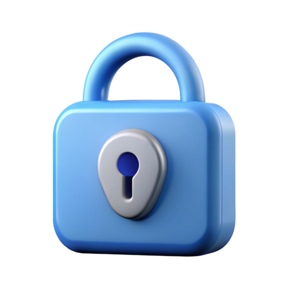 magnificent tranquil vintage Lock icon with a keyhole. Crisp edges, flat color, minimal design with Scalable Design. professional png