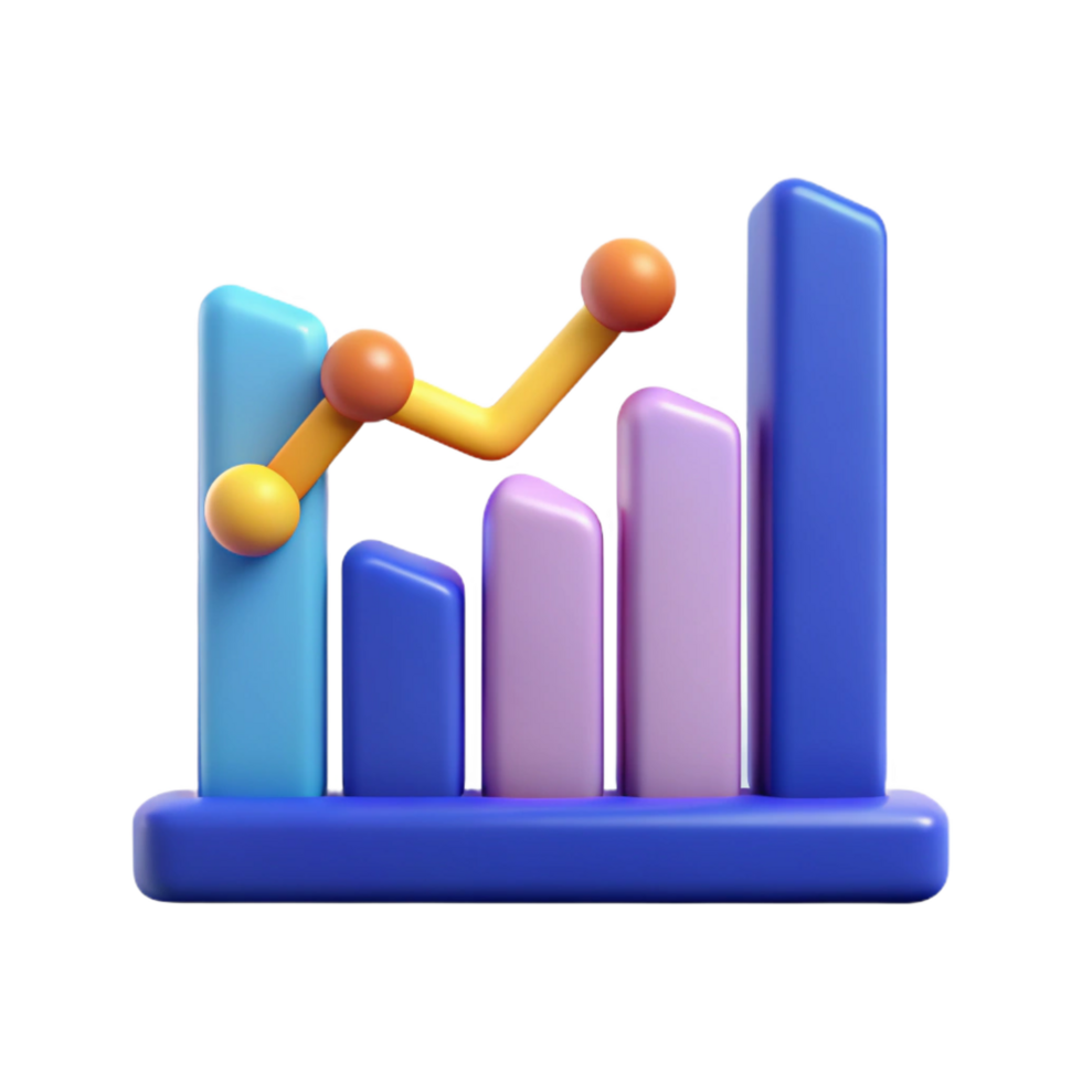 exquisite modern Graph icon with a rising line. Scalable, clean lines, single-weight stroke with Scalable Design. refined png