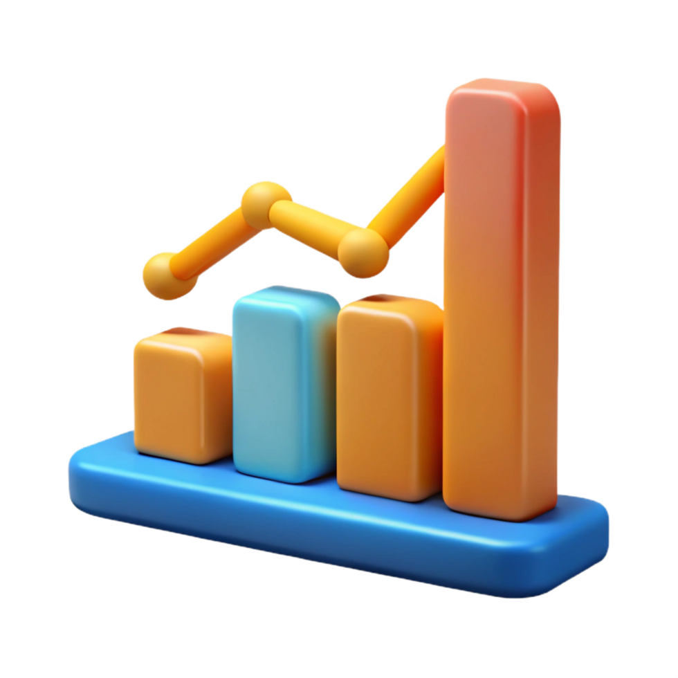 glorious distinctive Graph icon with a rising line. Scalable, clean lines, single-weight stroke with Scalable Design. png