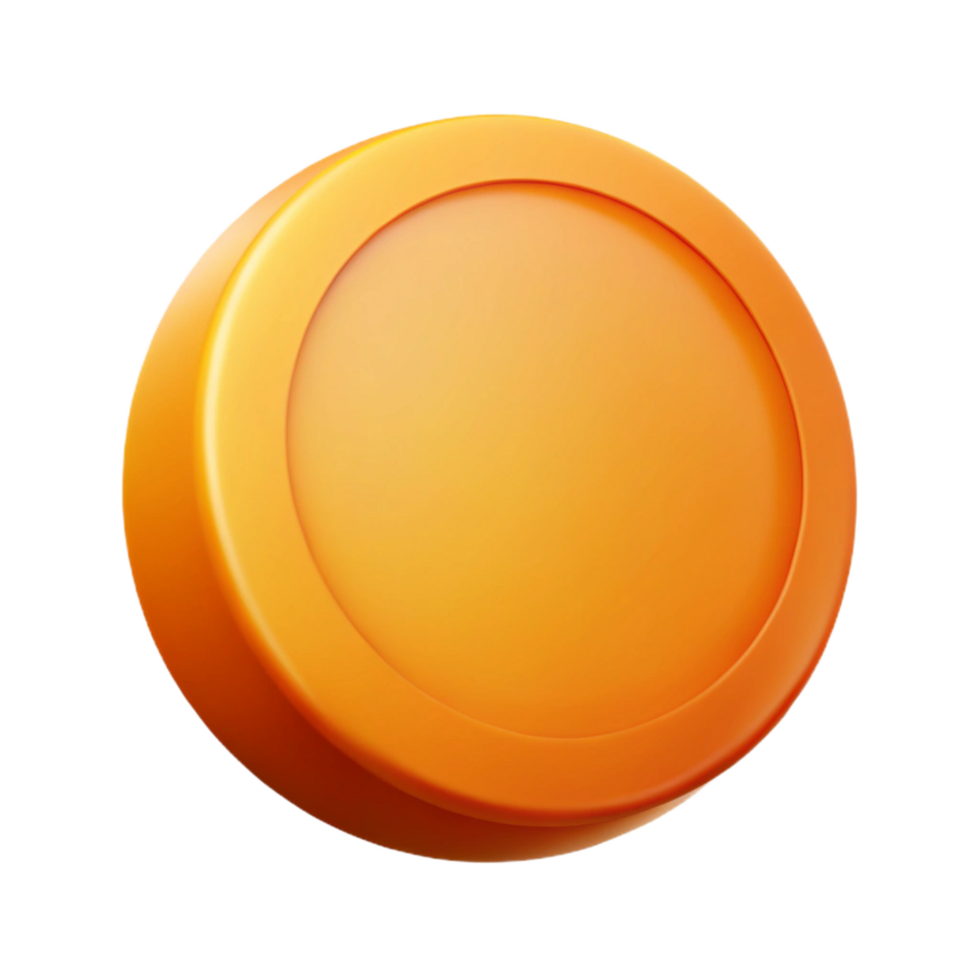 joyful serene Minimal circular logo, crisp edges, single-weight stroke, orange with Scalable Design. high quality png