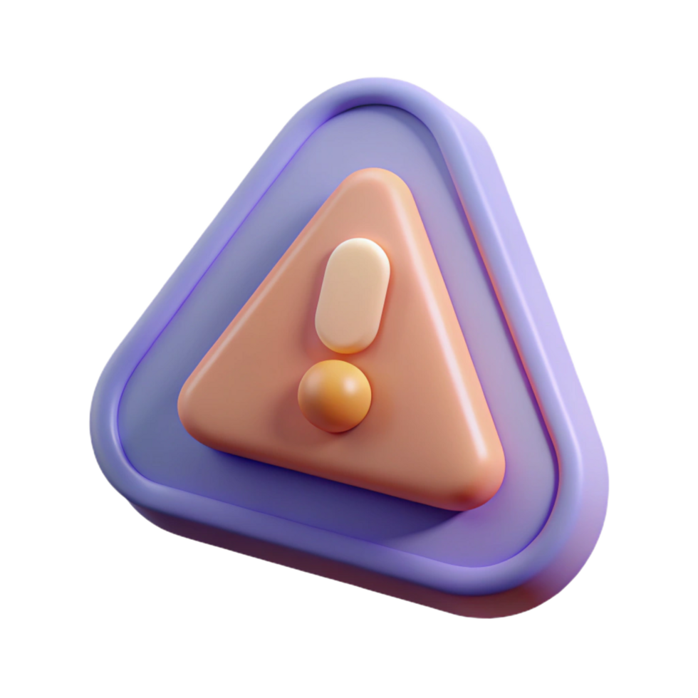 extraordinary abstract Triangular badge with an exclamation mark. Minimal, single-weight stroke, with Scalable Design. sharp png