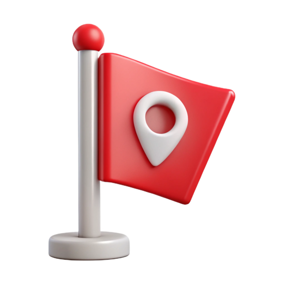 extraordinary memorable Flag icon. Marker, location. Single-weight stroke, with Scalable Design. png