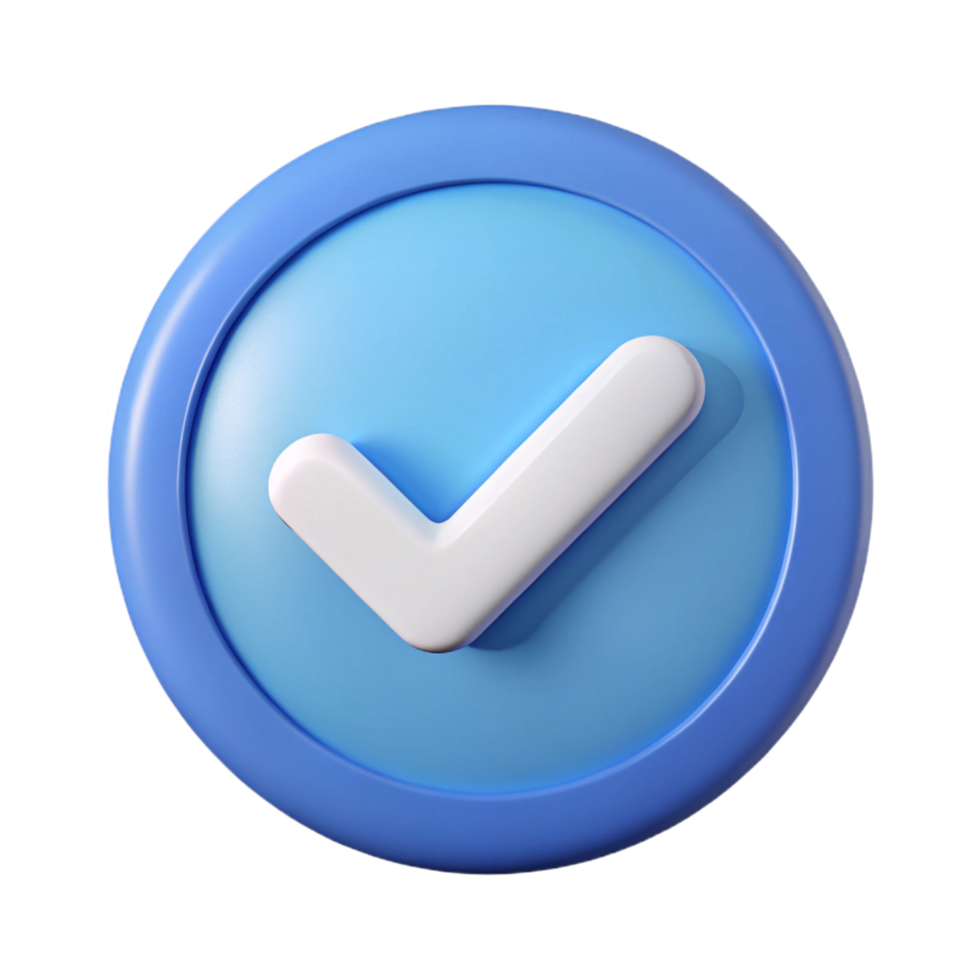 timeless gothic Check mark icon within a circle. Clean lines, flat color, with Scalable Design. artisan png