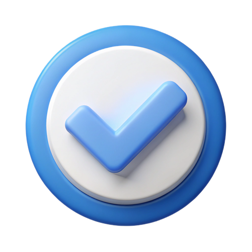 pristine urban Check mark icon within a circle. Clean lines, flat color, with Scalable Design. original png