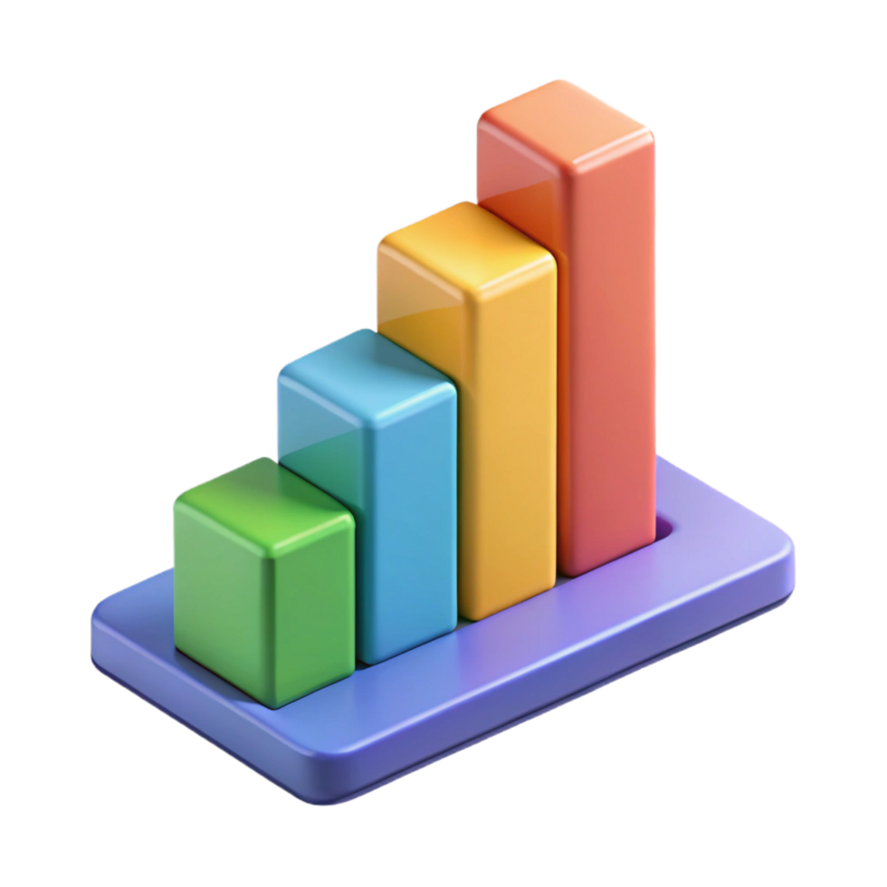 gorgeous baroque Stacked bar graph representing data comparison. Clean lines, scalable, flat color with Scalable Design. 8K png