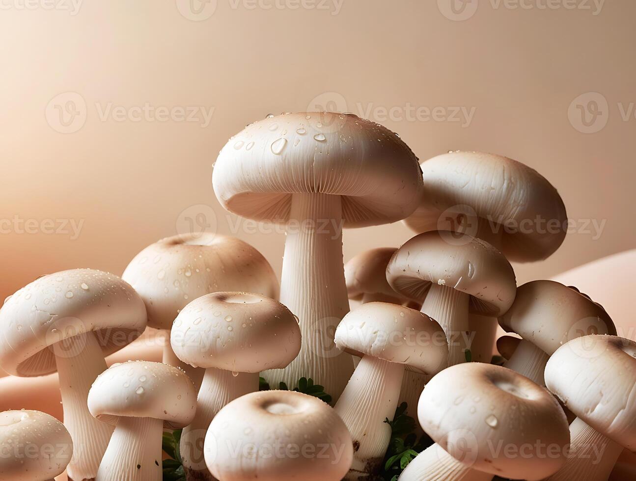 .group of mushrooms on a table photo