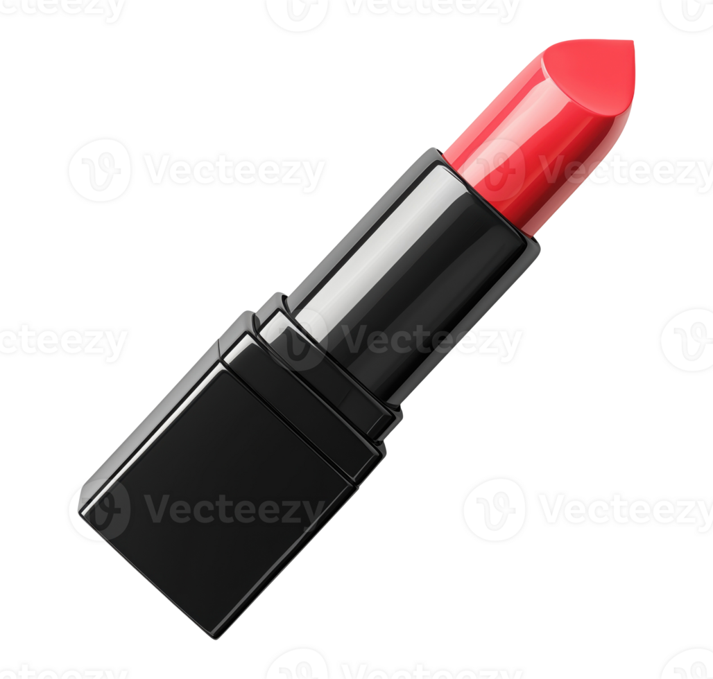 Tube with red lipstick isolated on a transparent background png