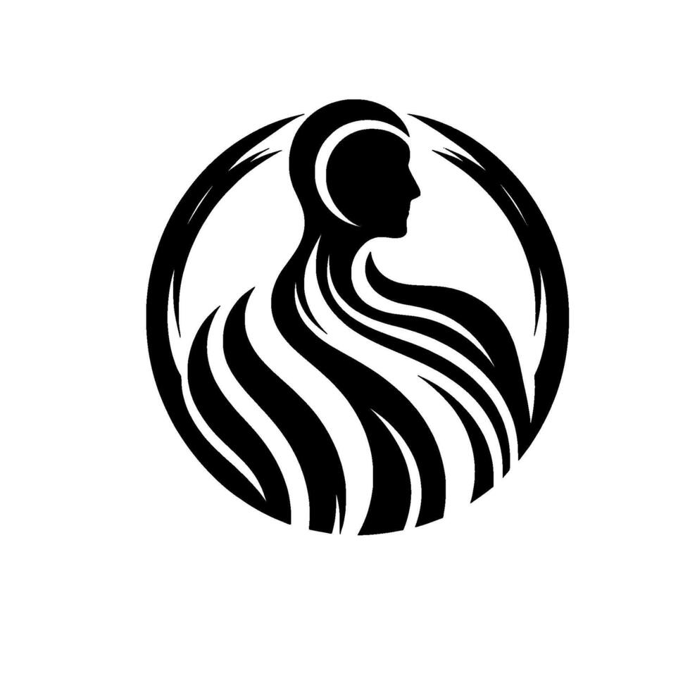 Abstract Human Form Silhouette vector