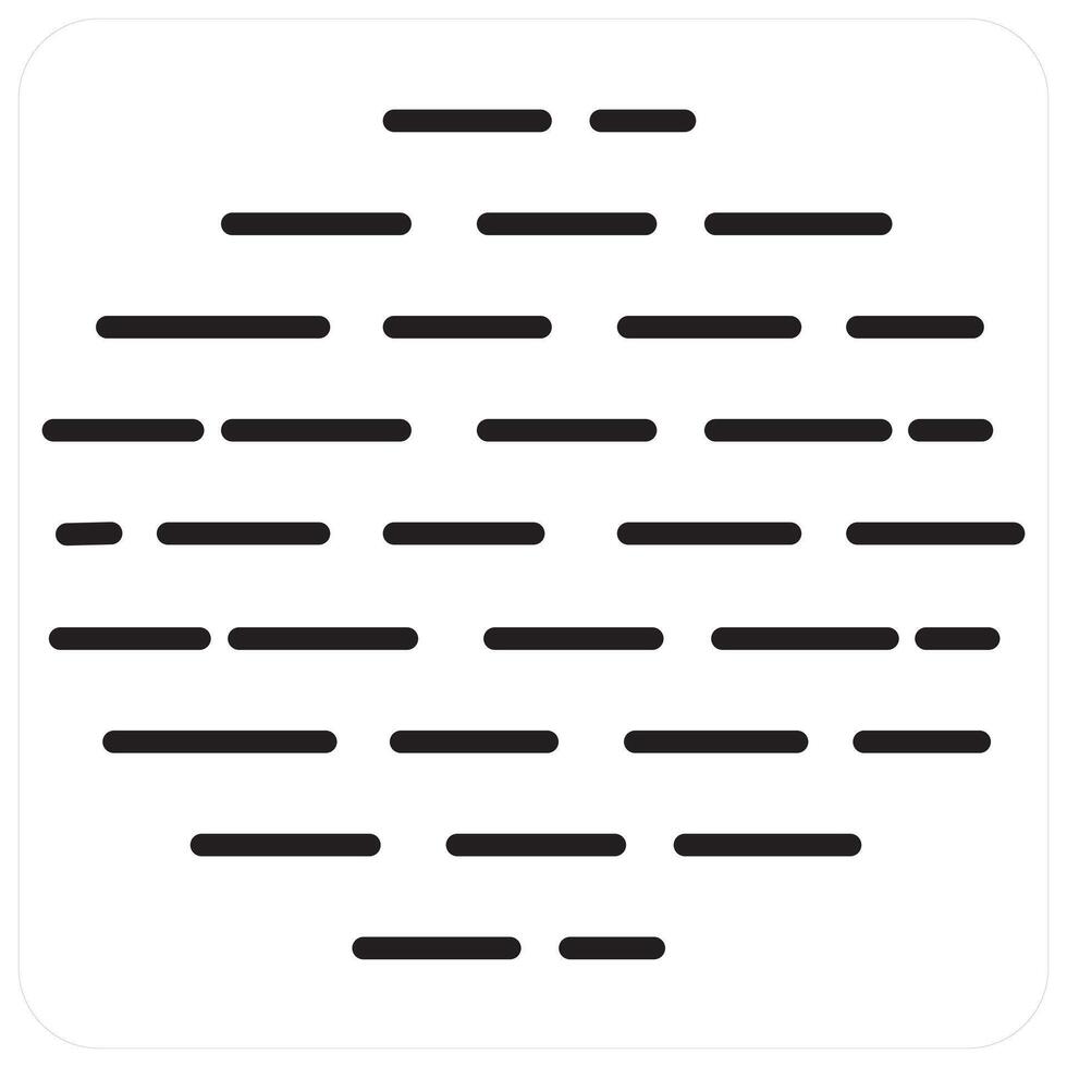 Foggy and mist icon concept in black line color vector