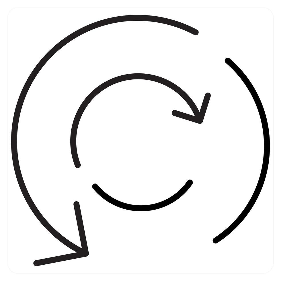 Data analysis icon concept in black line color vector
