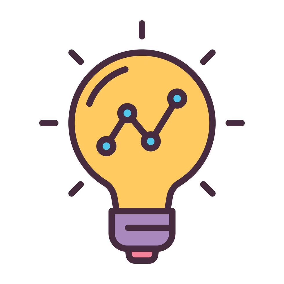 Creative idea and innovation growth icon vector