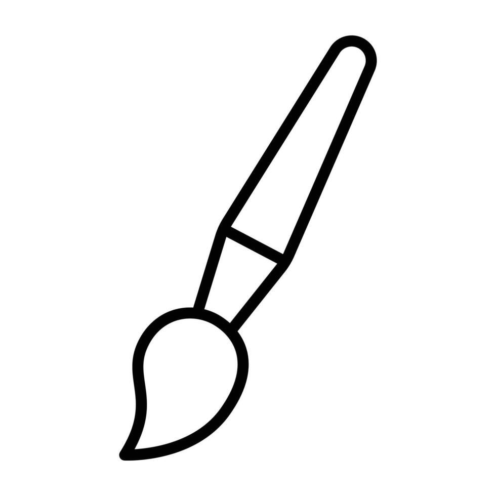 Paintbrush tool icon vector
