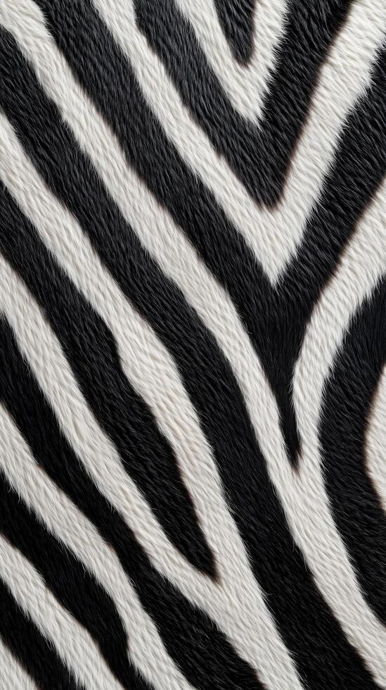 Close up of zebra skin texture photo