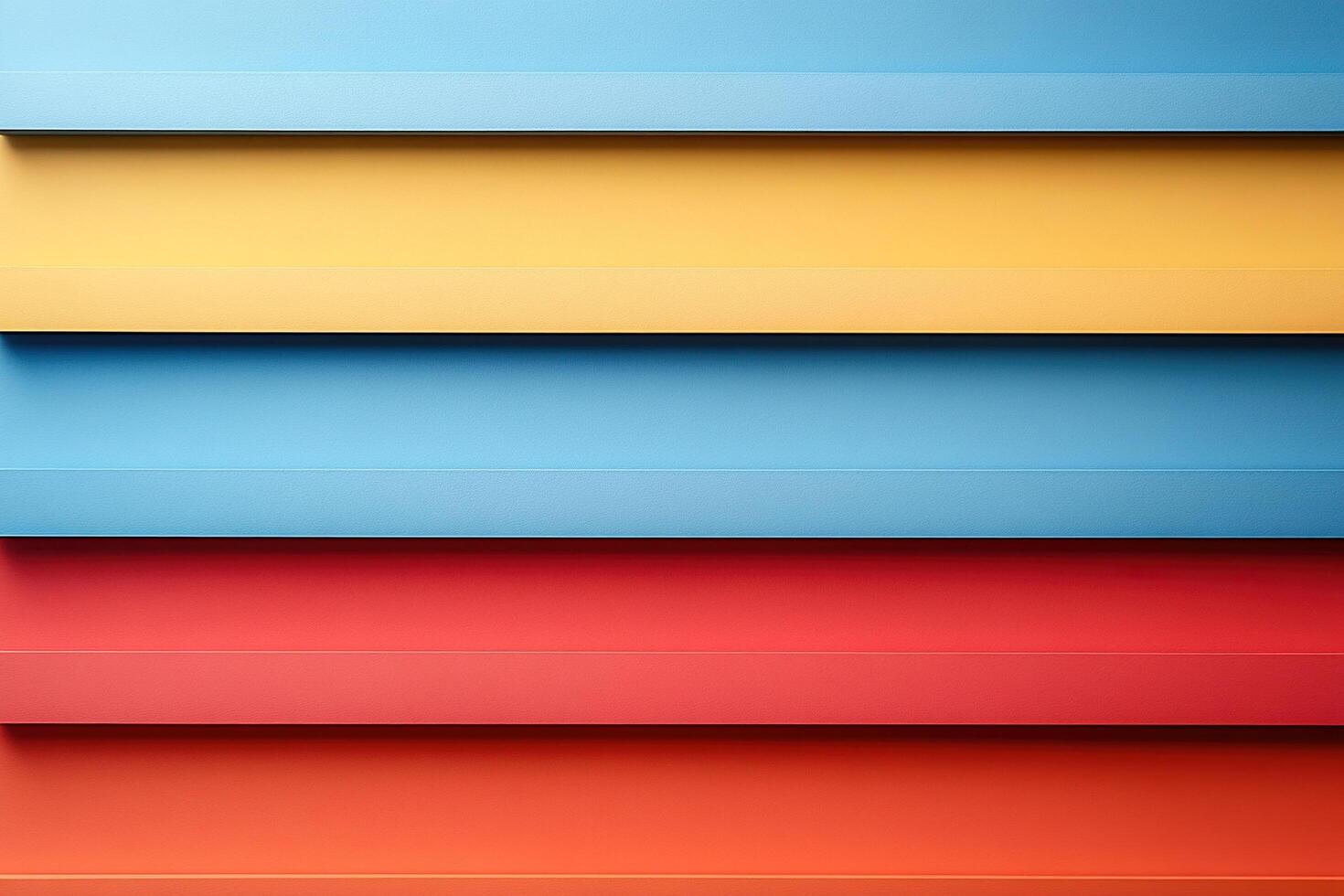 Abstract empty horizontal background with stripes of different colors. Generated by artificial intelligence photo