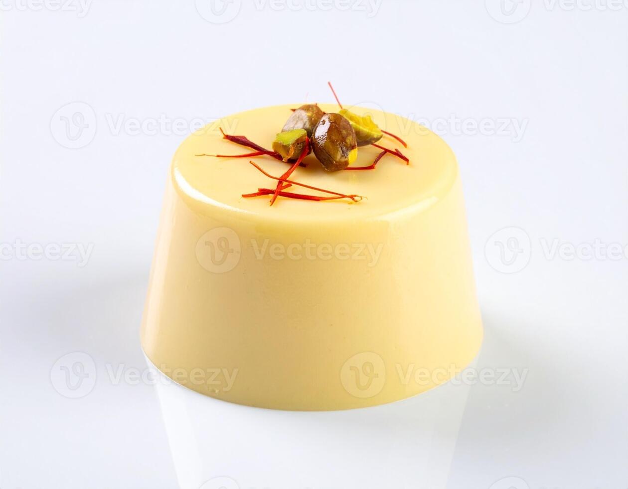 Shahi Pudding with Lavish Nut and Saffron Decoration in Full View photo